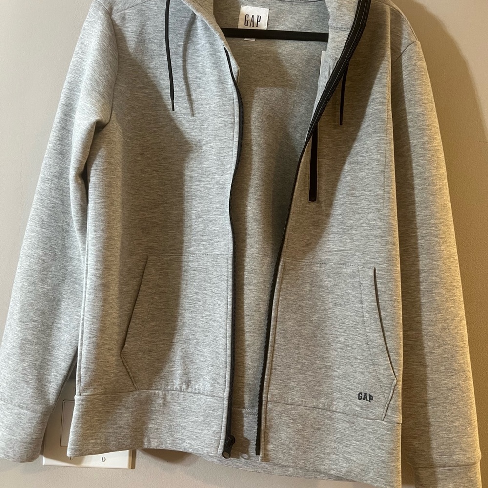 GAP Light Gray Zip-Up Jacket
